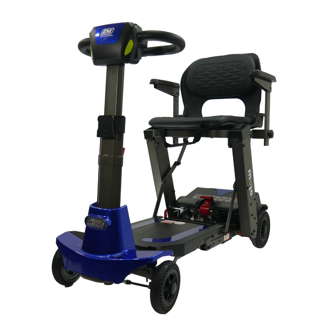 MOJO Lightweight Automatic Folding Travel Scooter - Airline Approved MJ101 - Open Box - Senior.com Mobility Scooters